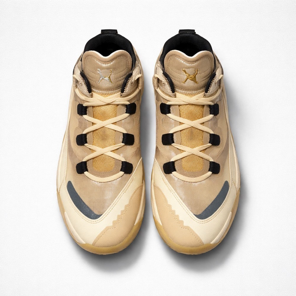 Jordan Why Not Zer0.4 Basketball Shoes Tan Beige Black Mens 8.5